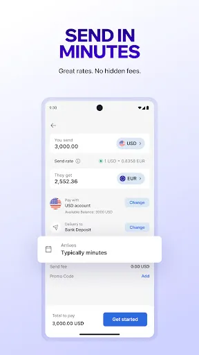 Скриншот 3 — Xe Money Transfer & Converter