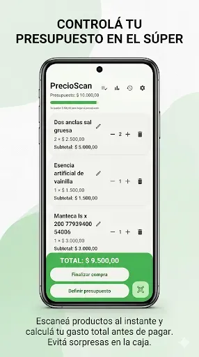 Скриншот 1 — PrecioScan: Gastos y compras