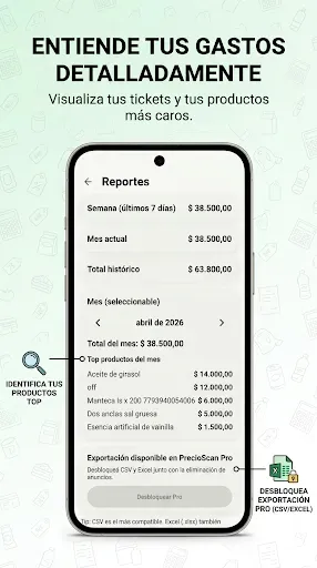 Скриншот 4 — PrecioScan: Gastos y compras