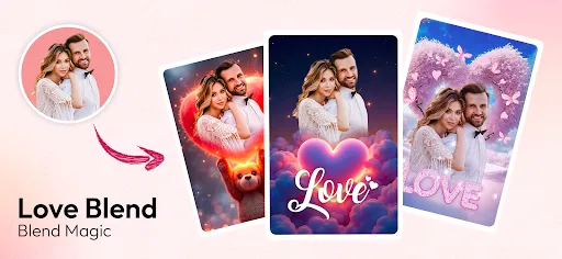 Скриншот 2 — Love Photo Frame Collage Maker