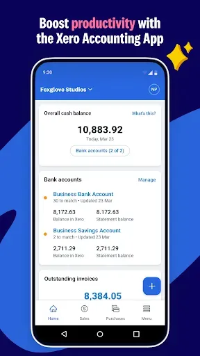 Скриншот 1 — Xero Accounting for business