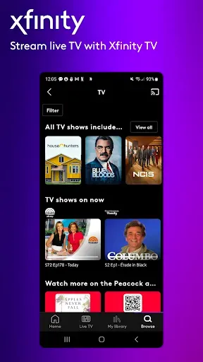 Скриншот 1 — Xfinity Stream