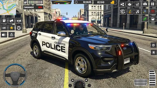 Скриншот 2 — Police Games Cop Car 3d