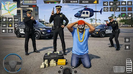 Скриншот 3 — Police Games Cop Car 3d