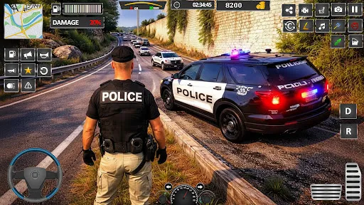 Скриншот 4 — Police Games Cop Car 3d