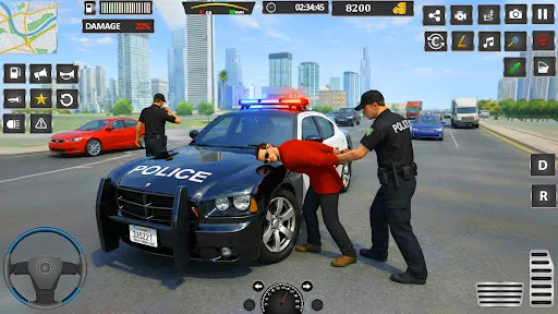 Скриншот 5 — Police Games Cop Car 3d