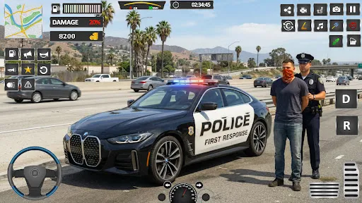 Скриншот 7 — Police Games Cop Car 3d
