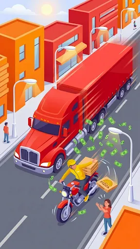 Скриншот 3 — Pizza Dash: Moto Delivery