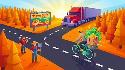 Скриншот 7 — Pizza Dash: Moto Delivery