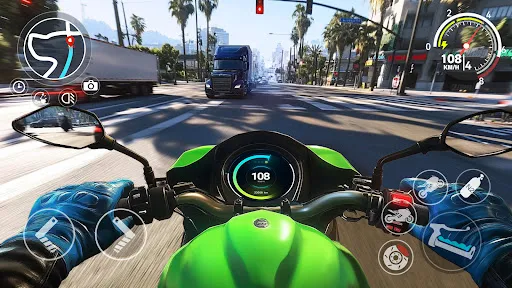 Скриншот 3 — Moto Race Go