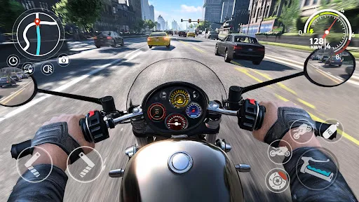 Скриншот 4 — Moto Race Go