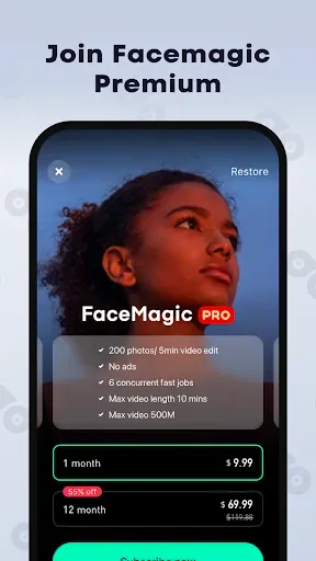 Скриншот 5 — FaceMagic: AI Videos & Photos