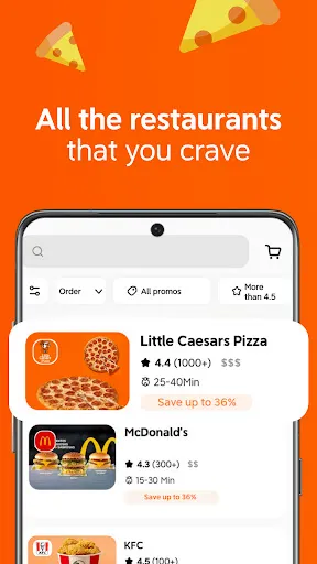 Скриншот 2 — DiDi Food: Express Delivery