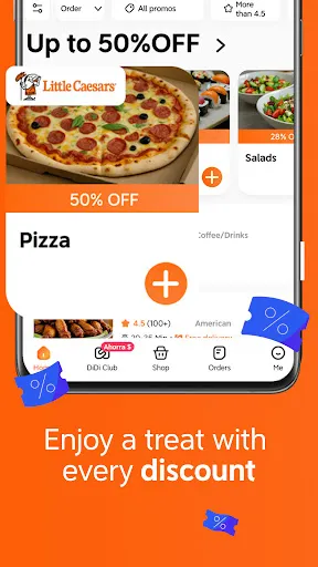 Скриншот 3 — DiDi Food: Express Delivery