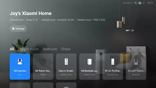 Скриншот 1 — Xiaomi Home