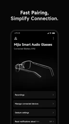 Скриншот 1 — Xiaomi Glasses