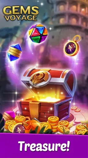 Скриншот 5 — Gems Voyage - Match 3 & Blast