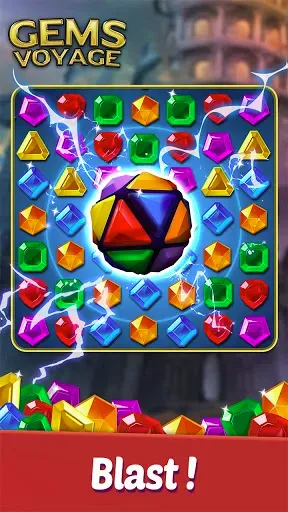 Скриншот 6 — Gems Voyage - Match 3 & Blast
