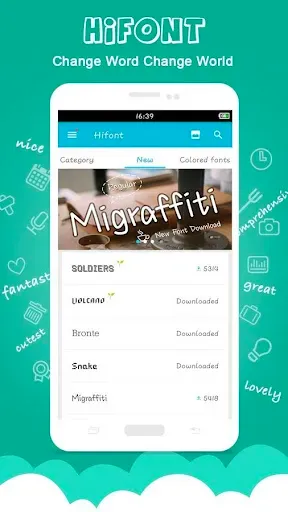 Скриншот 1 — HiFont Инструмент для шрифтов