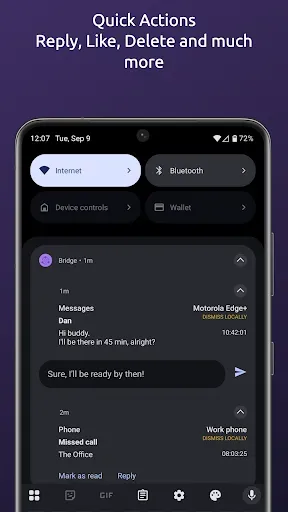 Скриншот 2 — Bridge - mirror notifications