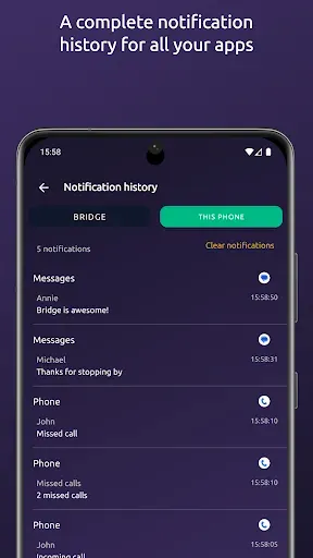 Скриншот 7 — Bridge - mirror notifications