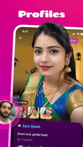 Скриншот 2 — Lunzo Lite—Video Chats & Talk