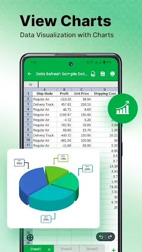 Скриншот 3 — Excel Reader : XLS File Viewer