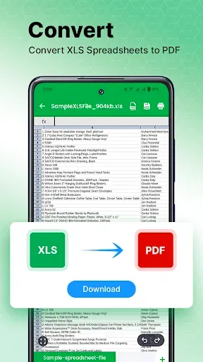 Скриншот 4 — Excel Reader : XLS File Viewer