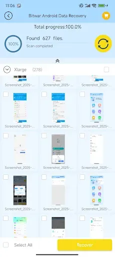 Скриншот 2 — Bitwar Android Data Recovery