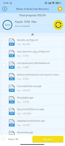 Скриншот 3 — Bitwar Android Data Recovery