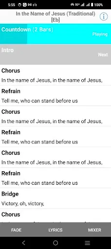 Скриншот 1 — Worship Backing Tracks