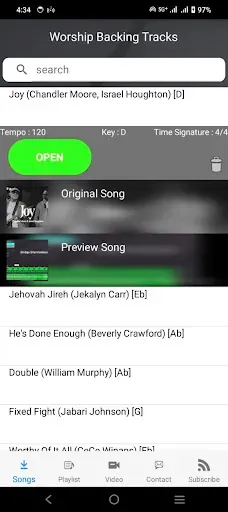 Скриншот 5 — Worship Backing Tracks