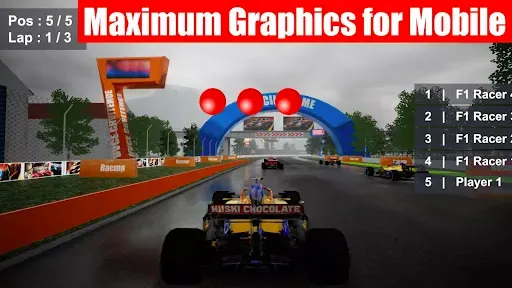 Скриншот 1 — Formula Racing:F1 Simulator