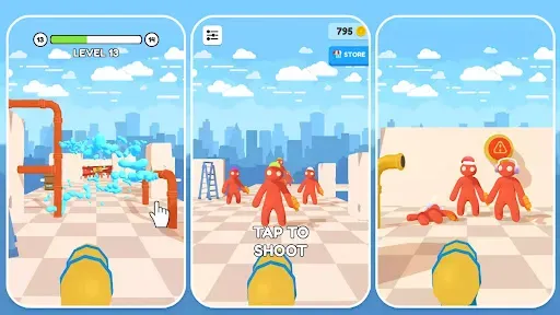Скриншот 1 — Bubble Gun Shooter
