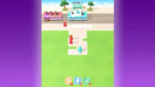 Скриншот 1 — Bus Jam: Merge & Board