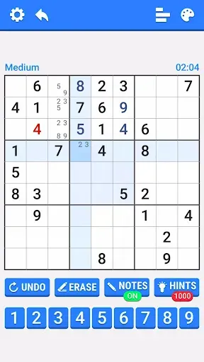 Скриншот 1 — Sudoku
