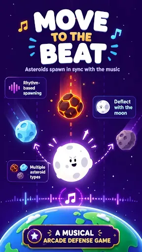 Скриншот 3 — Moon Patrol: Asteroid Defender