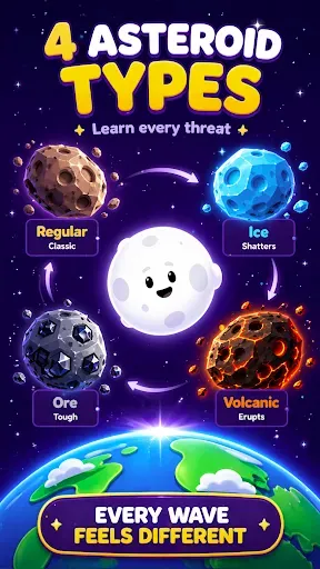 Скриншот 4 — Moon Patrol: Asteroid Defender