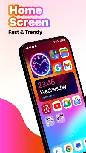 Скриншот 2 — MiniPhone Launcher 26: Cool OS