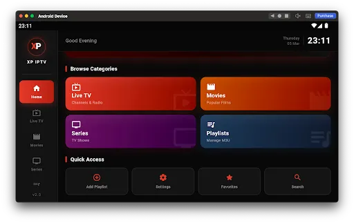 Скриншот 2 — XP IPTV