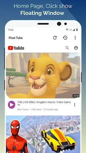 Скриншот 1 — Float Tube- Float Video Player