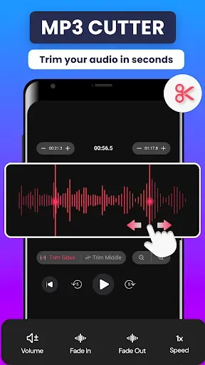 Скриншот 1 — MP3 Cutter & Audio Editor