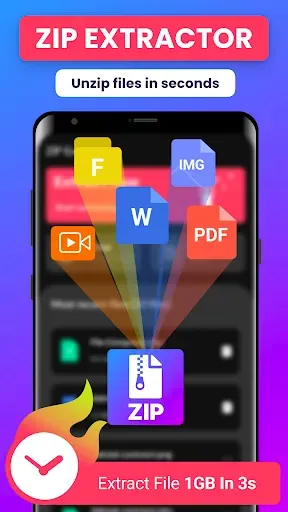 Скриншот 2 — Zip Extractor: UnZIP & UnRAR