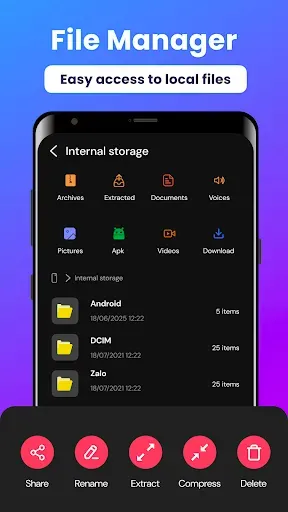 Скриншот 5 — Zip Extractor: UnZIP & UnRAR