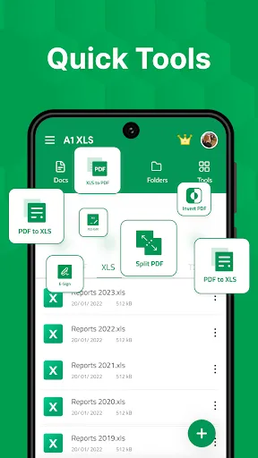 Скриншот 2 — XLSX Просмотрщик: XLS Ридер
