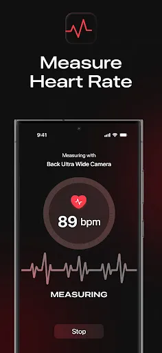 Скриншот 2 — Heart Beat: Heart Rate Monitor