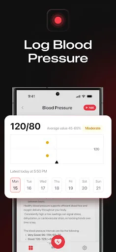 Скриншот 4 — Heart Beat: Heart Rate Monitor