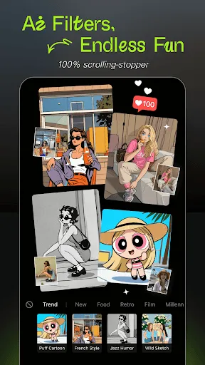 Скриншот 2 — Hypic - Photo Editor & AI Art
