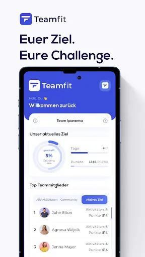 Скриншот 1 — Teamfit - Training im Team