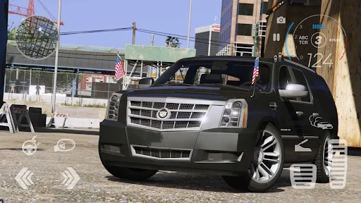 Скриншот 3 — SUV Escalade City Car Driving